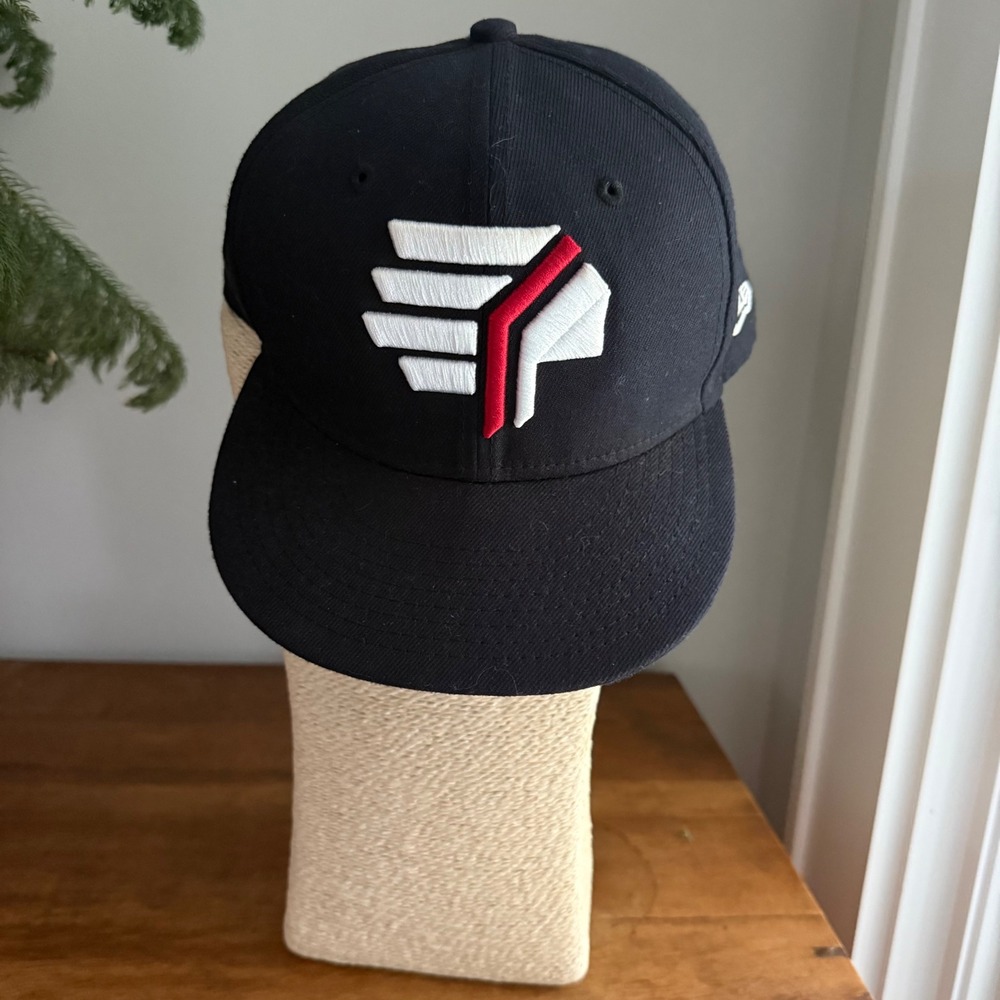 New Era 59FIFTY Syracuse Chiefs Fitted Hat Black MiLB Baseball Cap 7 3/8 EUC